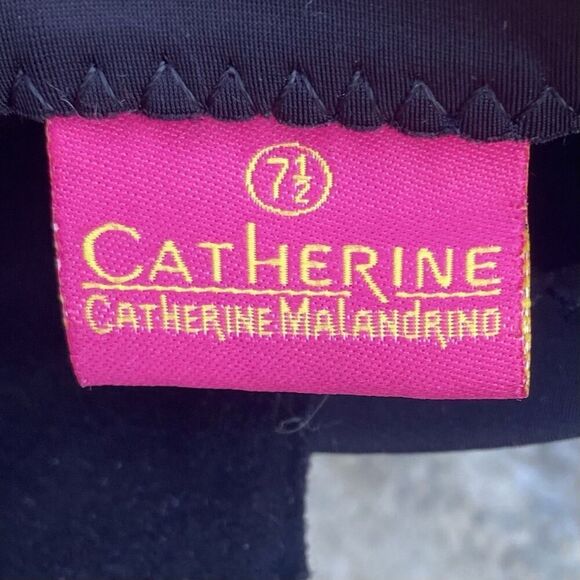 CATHERINE MALANDRINO Black Vegan Suede Over the Knee Pearl Heel Boot 7.5 - Picture 13 of 14